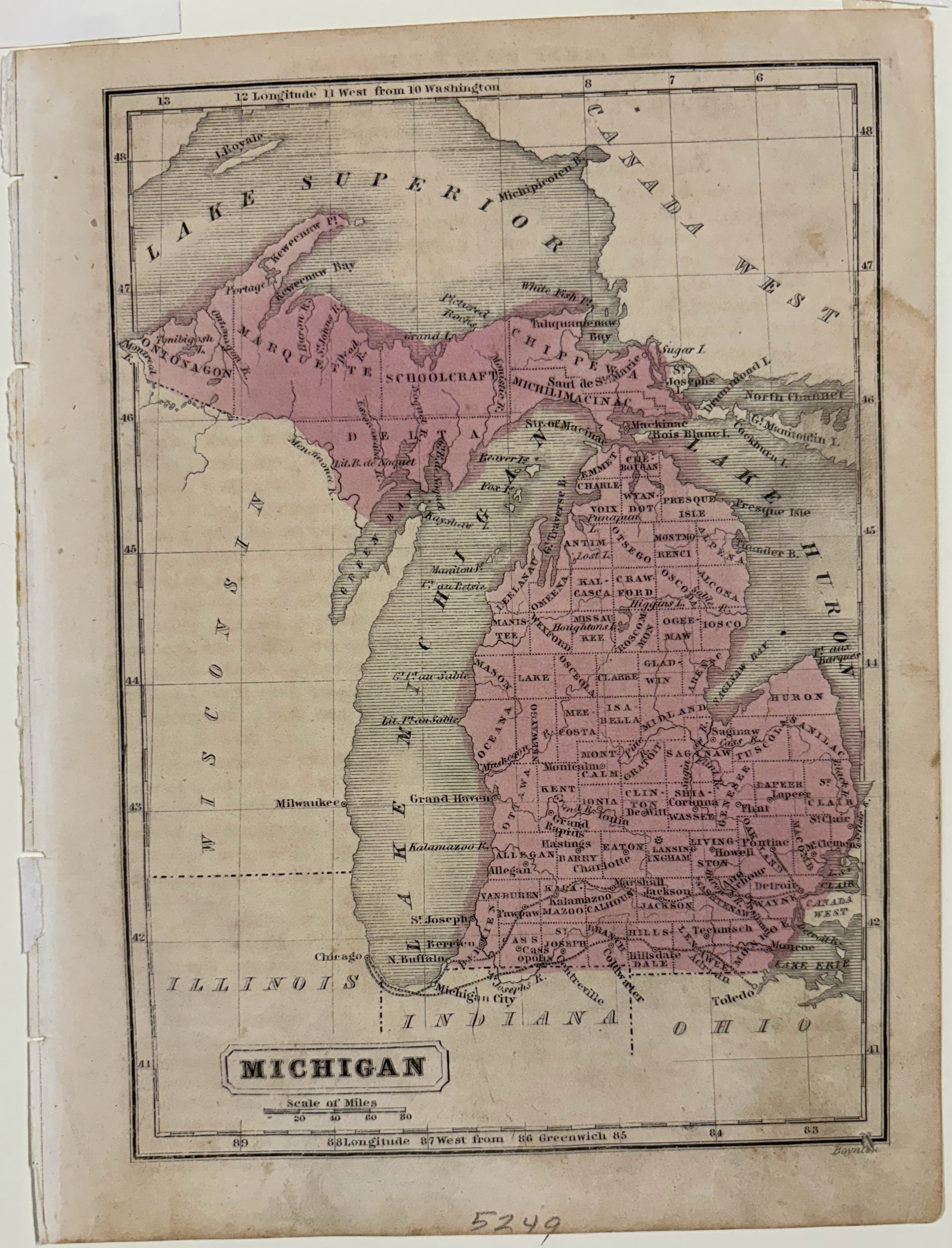 Map of Michigan