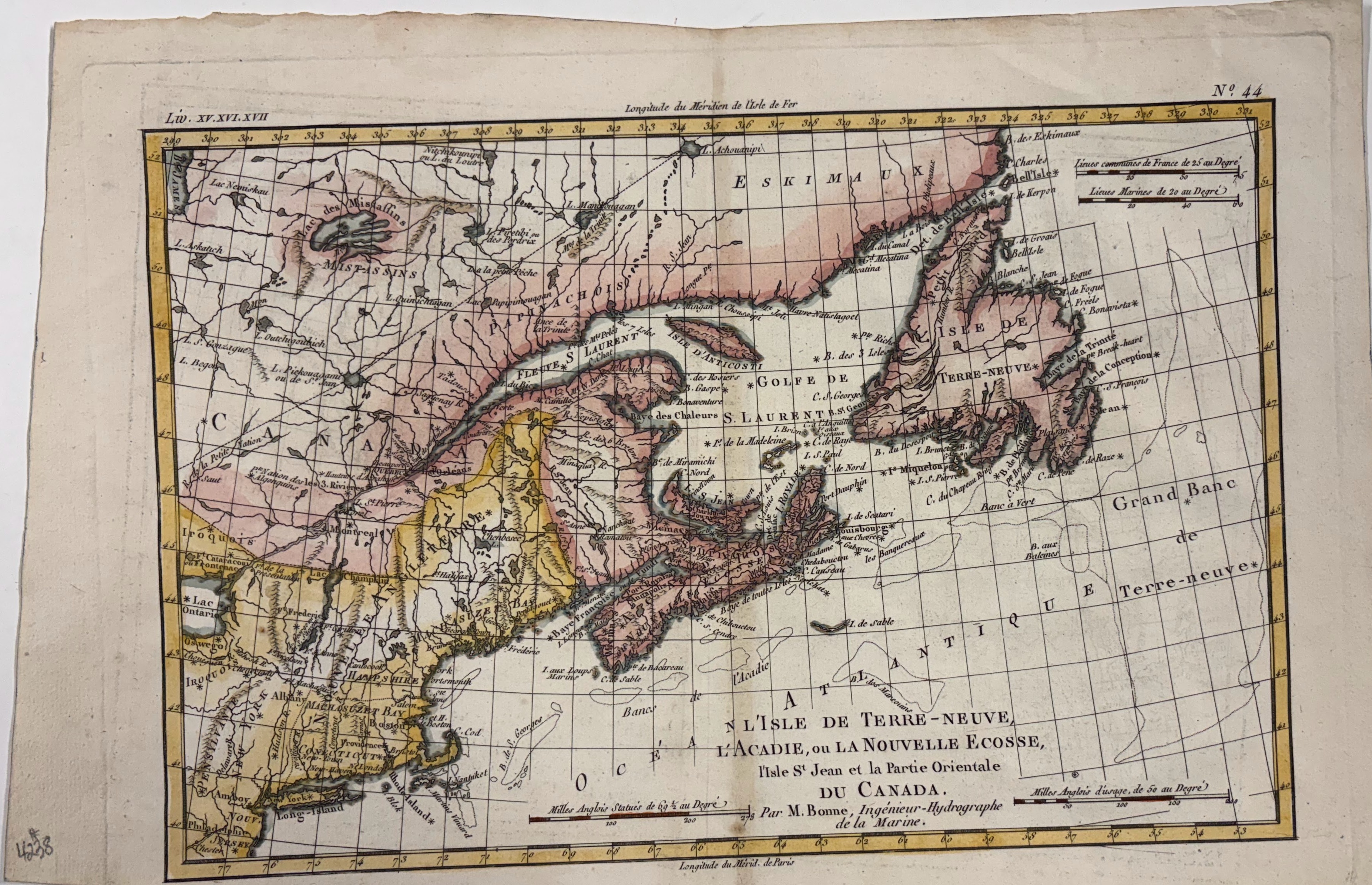 L'Isle de Terre-Neuve, L'Acadie, ou La Nouvelle Ecosse, L'Isle St Jean et la Partie Orientale du Canada