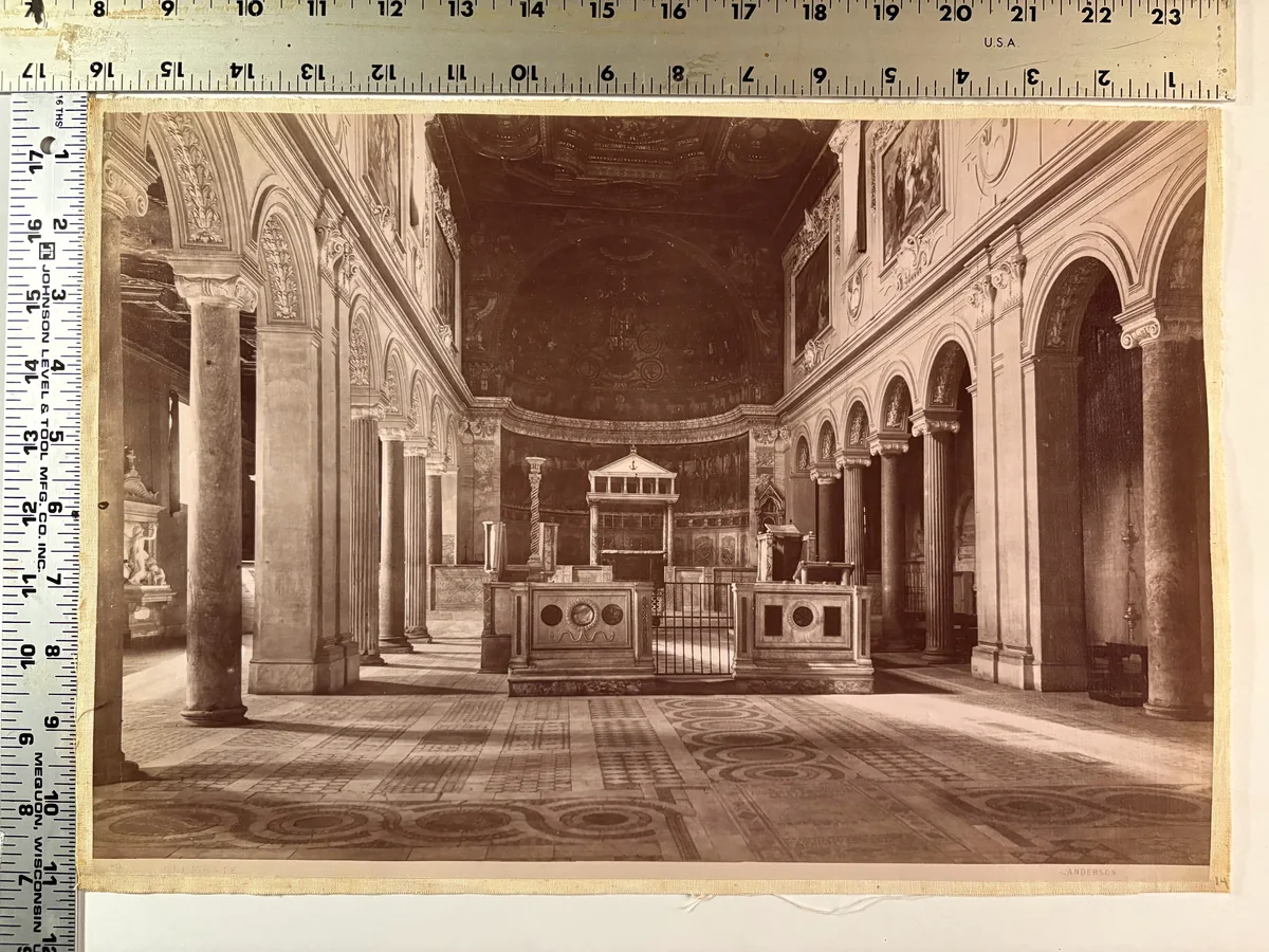 S. Clemente [Interior of the Basilica of San Clemente al Laterano, Rome]