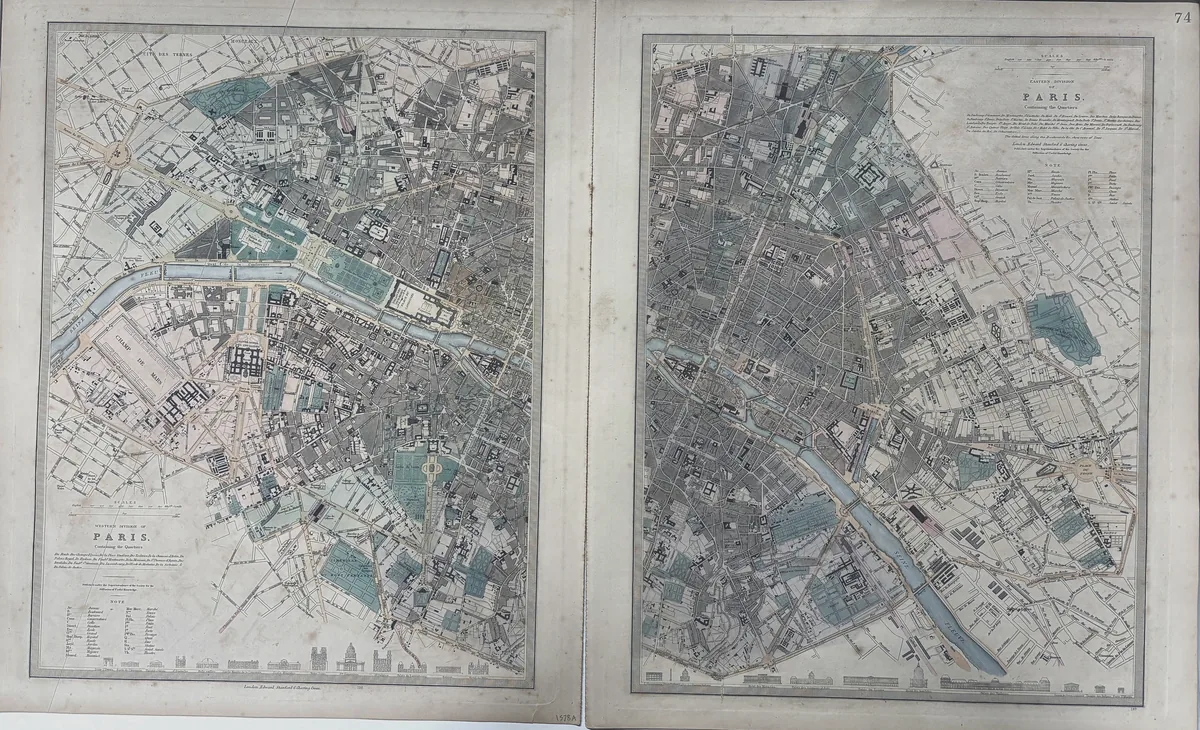 Western Division of Paris / Eastern Division of Paris