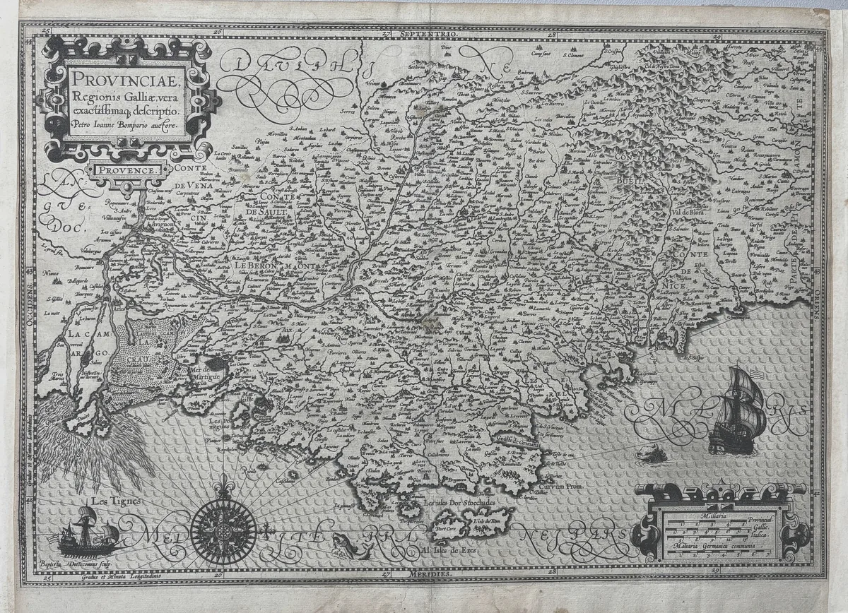 PROVINCIAE, Regionis Galliae, vera exactissimaq. descriptio