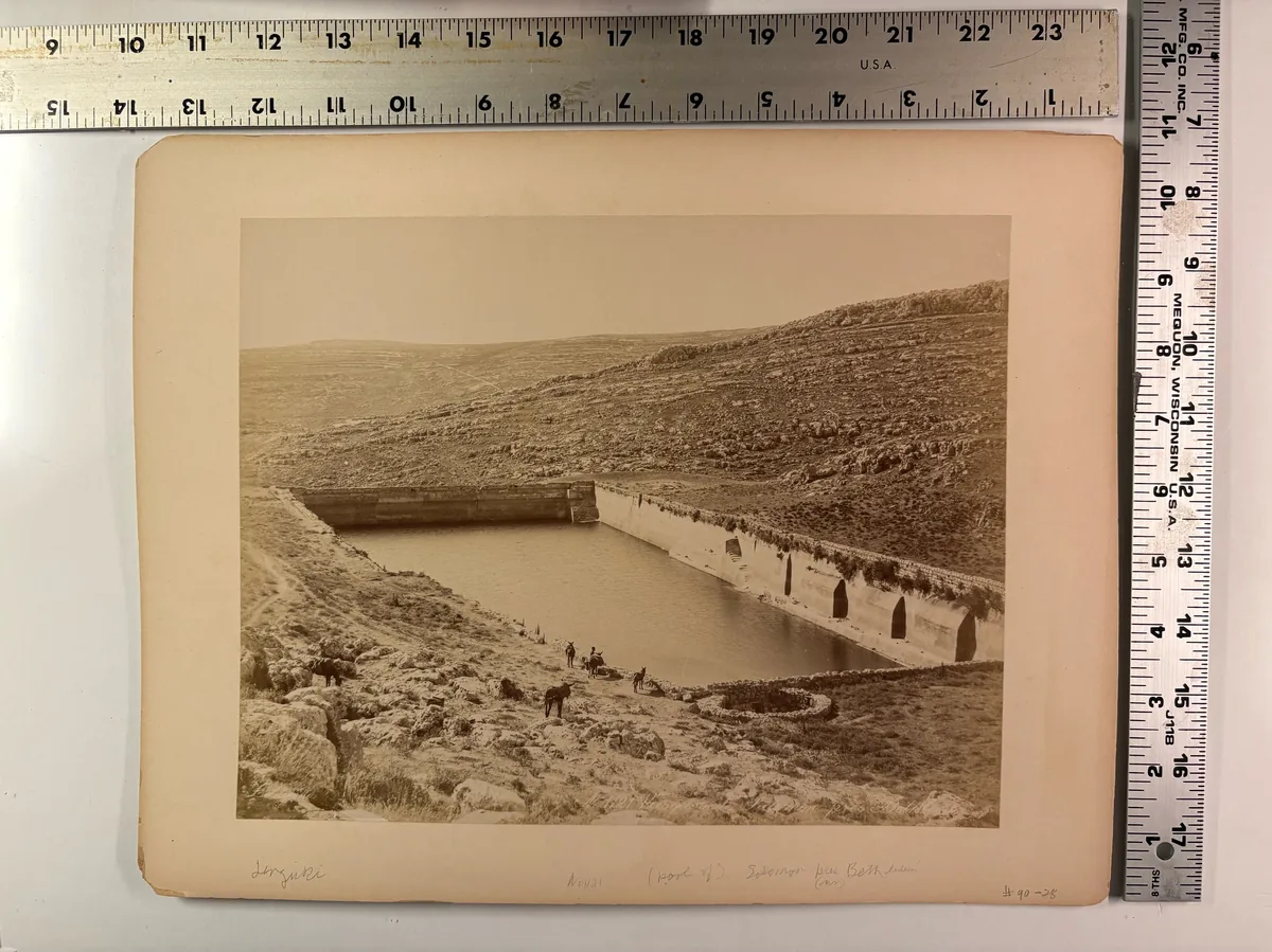 Réservoir de Salomon près Bethléem (Pools of Solomon near Bethlehem)