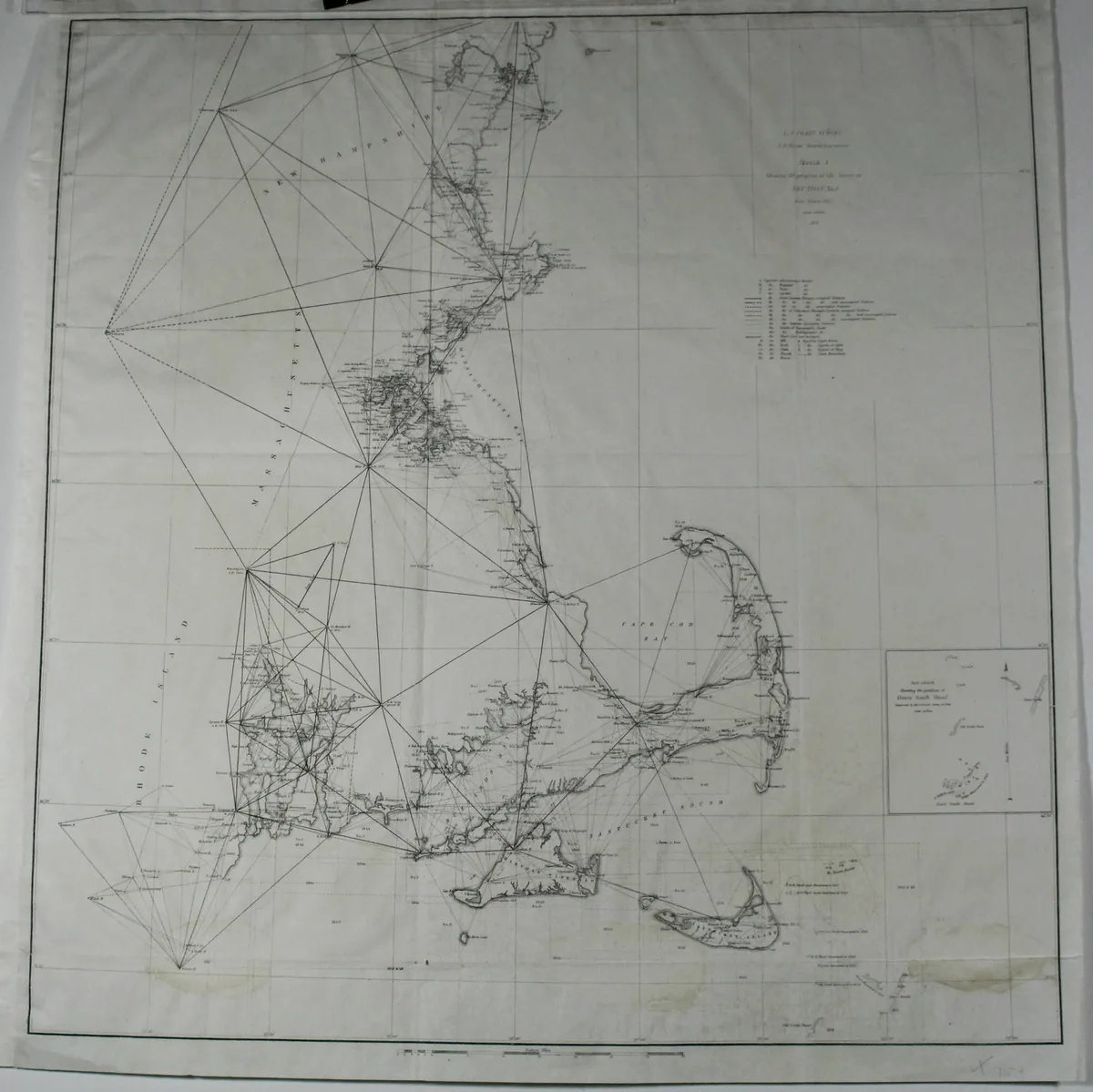 U.S. Coast Survey: Sketch A Showing the Progress of the Survey in Section No. I
