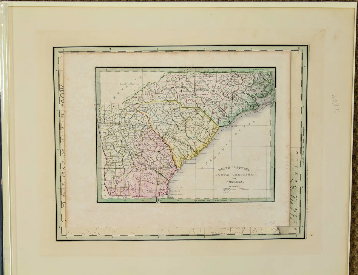 NORTH CAROLINA, SOUTH CAROLINA, and GEORGIA.