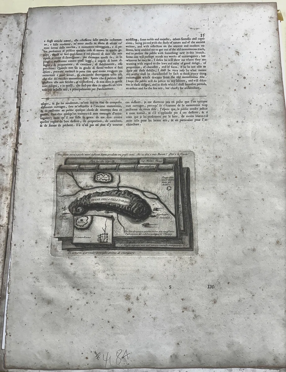 Plate 35 - Ruine della villa d'Orazio