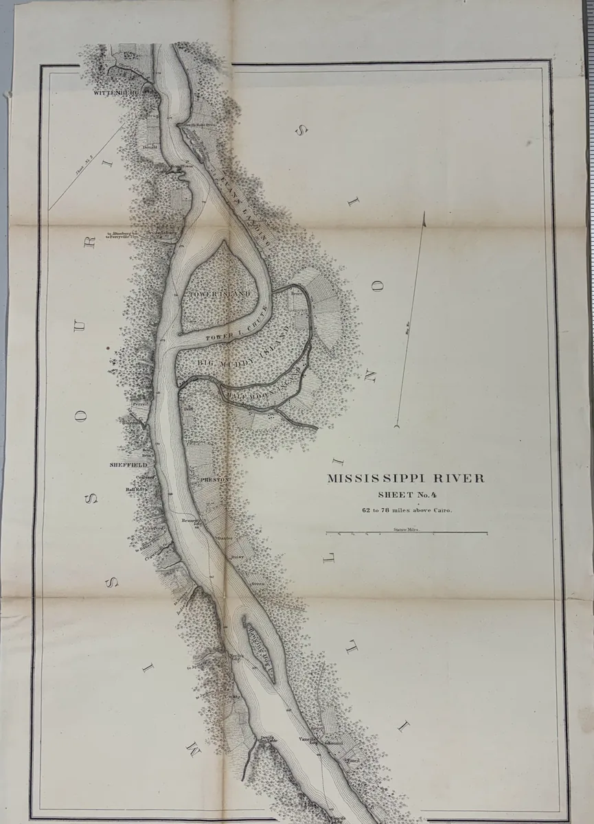 Mississippi River - Sheet No. 3 (41 to 61 miles above Cairo)