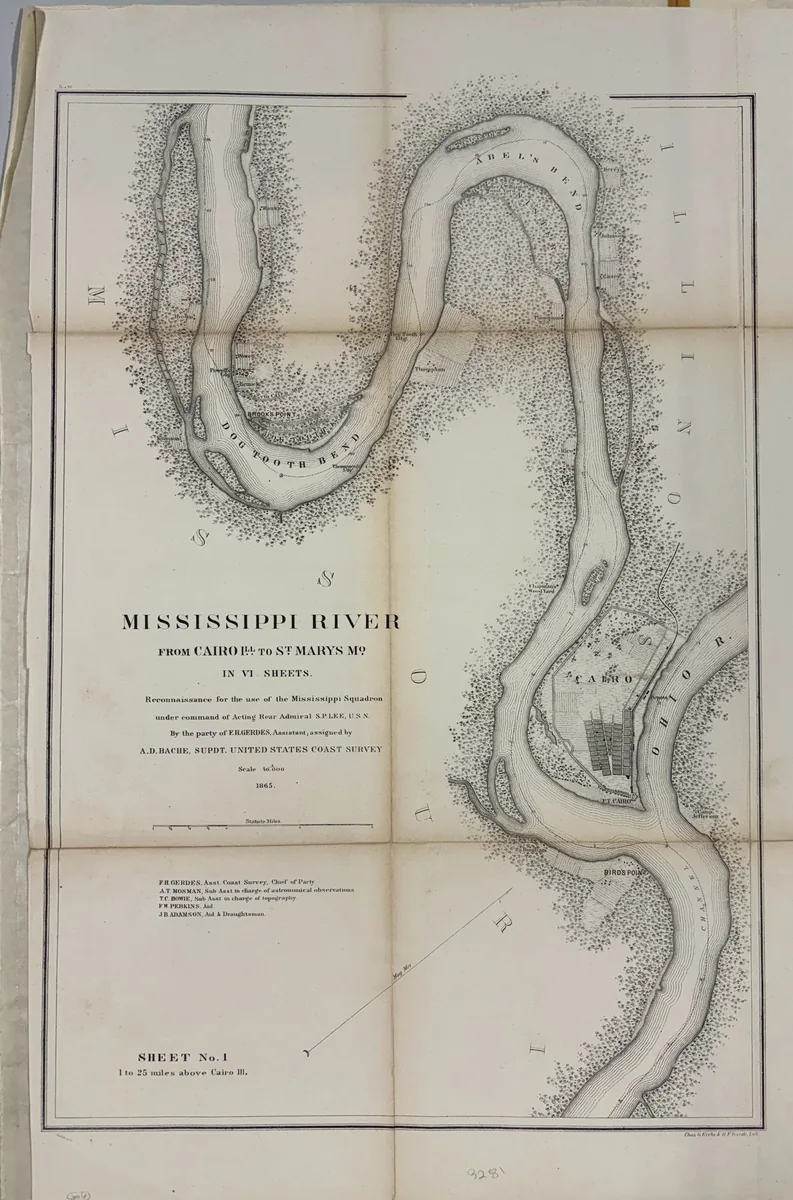 Mississippi River - Sheet No. 6 (96 to 115 miles above Cairo)