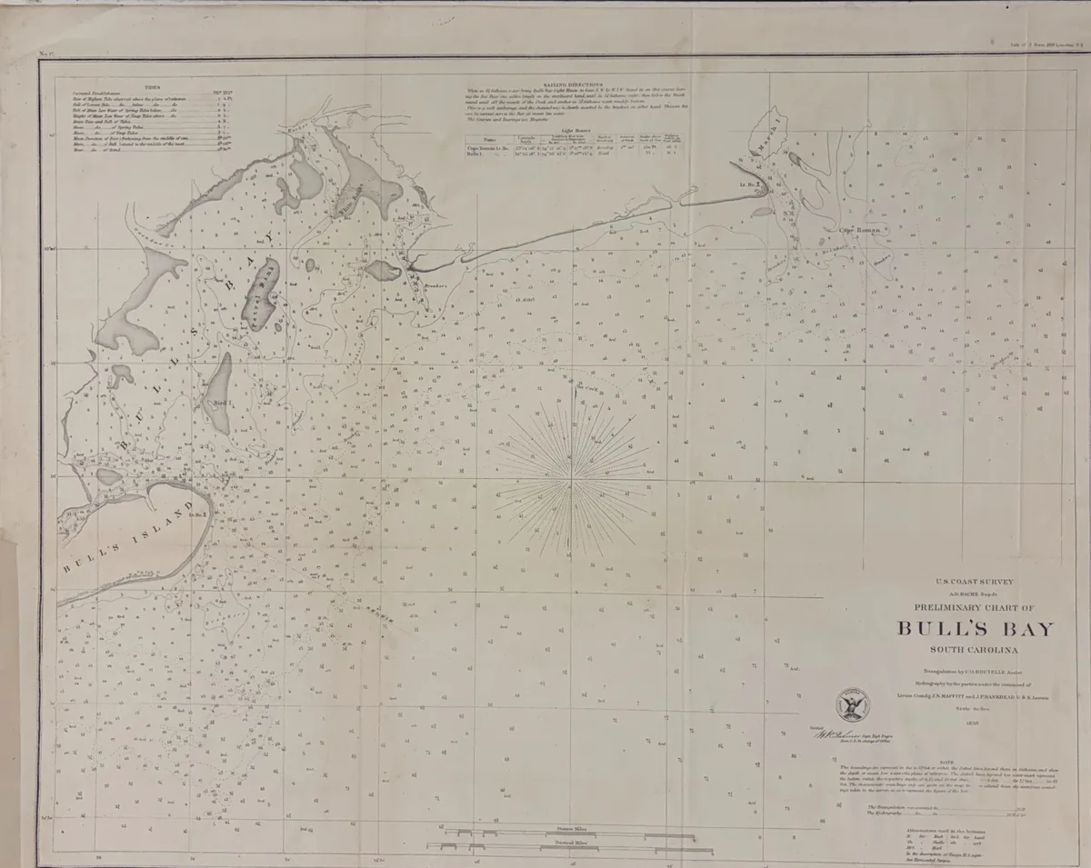 Preliminary Chart of Bull's Bay, South Carolina