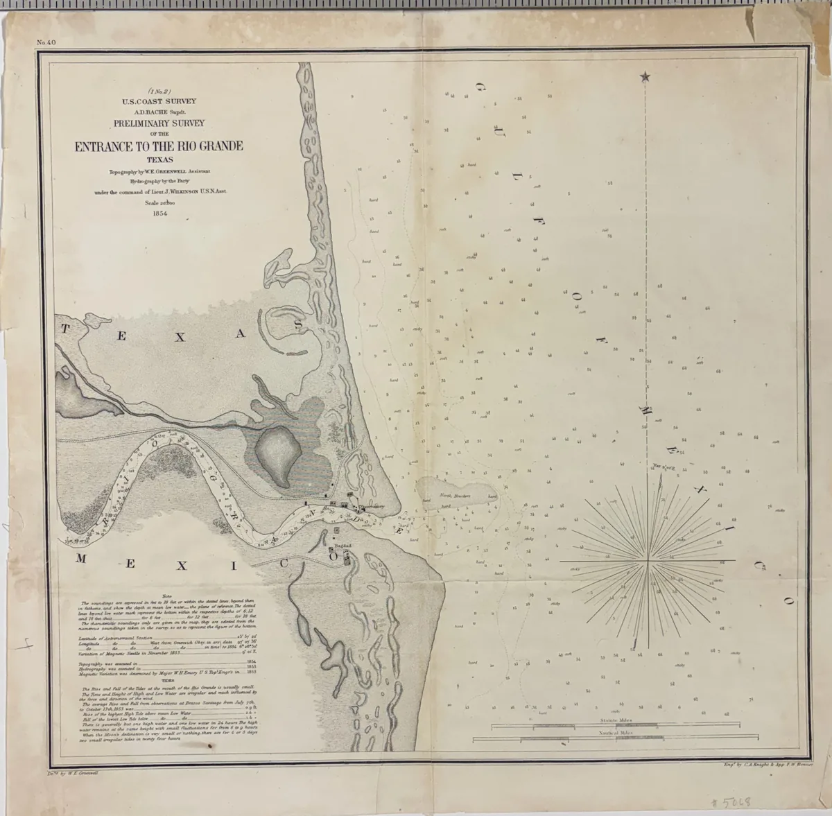 Preliminary Survey of the Entrance to the Rio Grande